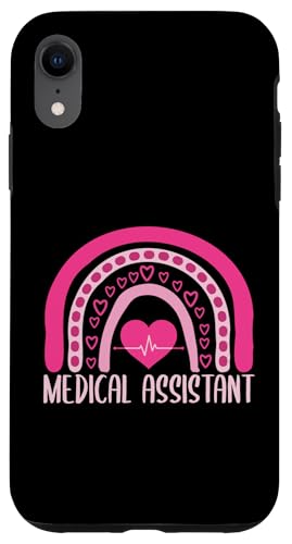 Hülle für iPhone XR Zertifizierte medizinische Assistentin Rainbow Heart CMA Krankenschwester Frauen von Medical Assistant Nurse Healthcare