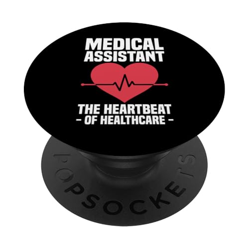 Zertifizierte medizinische Assistentin CMA Heart Nurse Women PopSockets Klebender PopGrip von Medical Assistant Nurse Healthcare