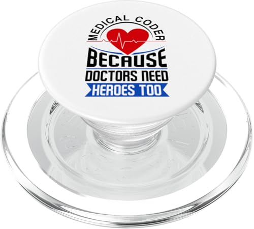 Medizinischer Coder Job Beruf Medizinische Terminologie Codierung PopSockets PopGrip für MagSafe von Medical Coder Gifts