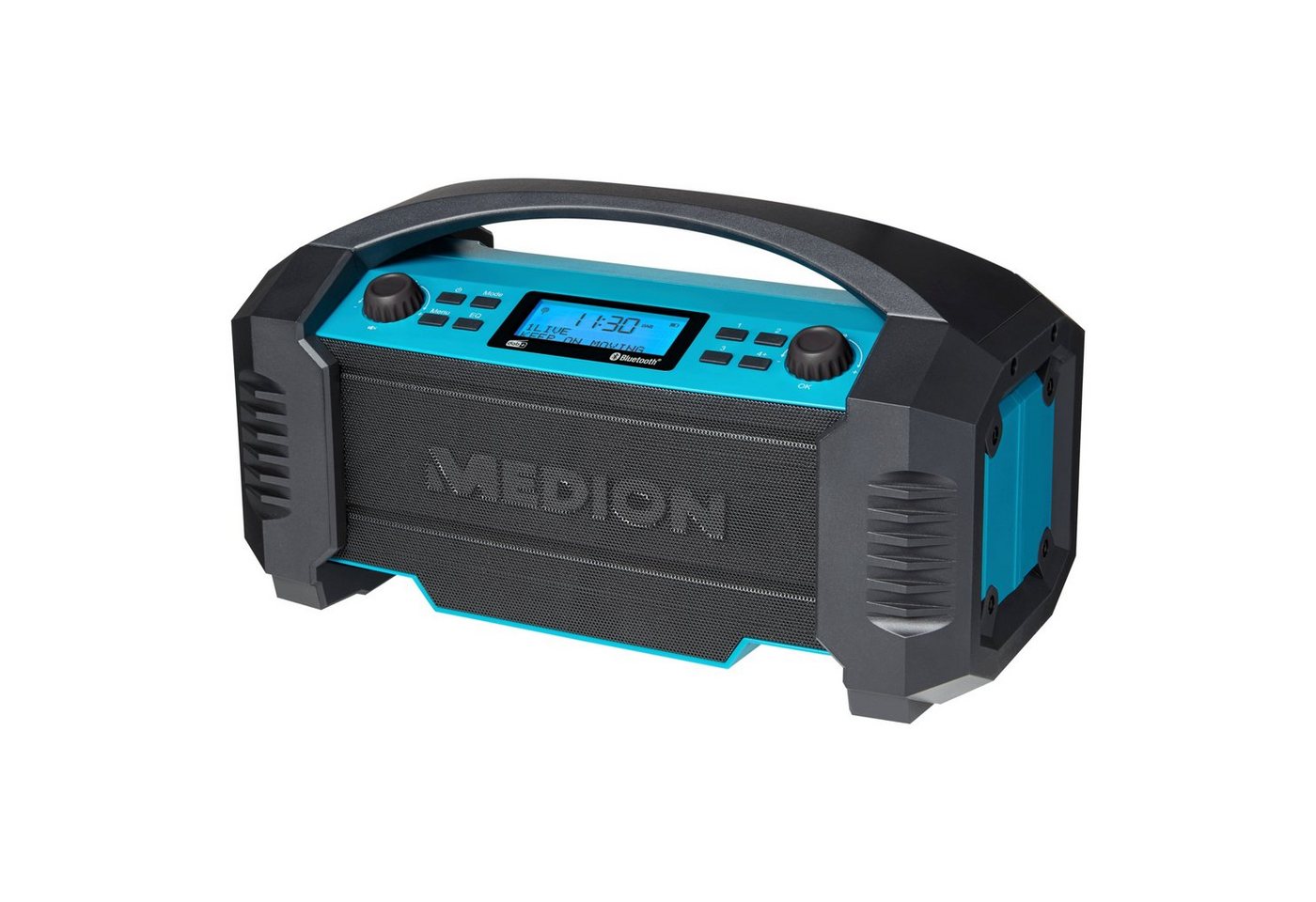 Medion® Baustellenradio (AM/FM, DAB+, MW/UKW, 15 W, E66050) von Medion®