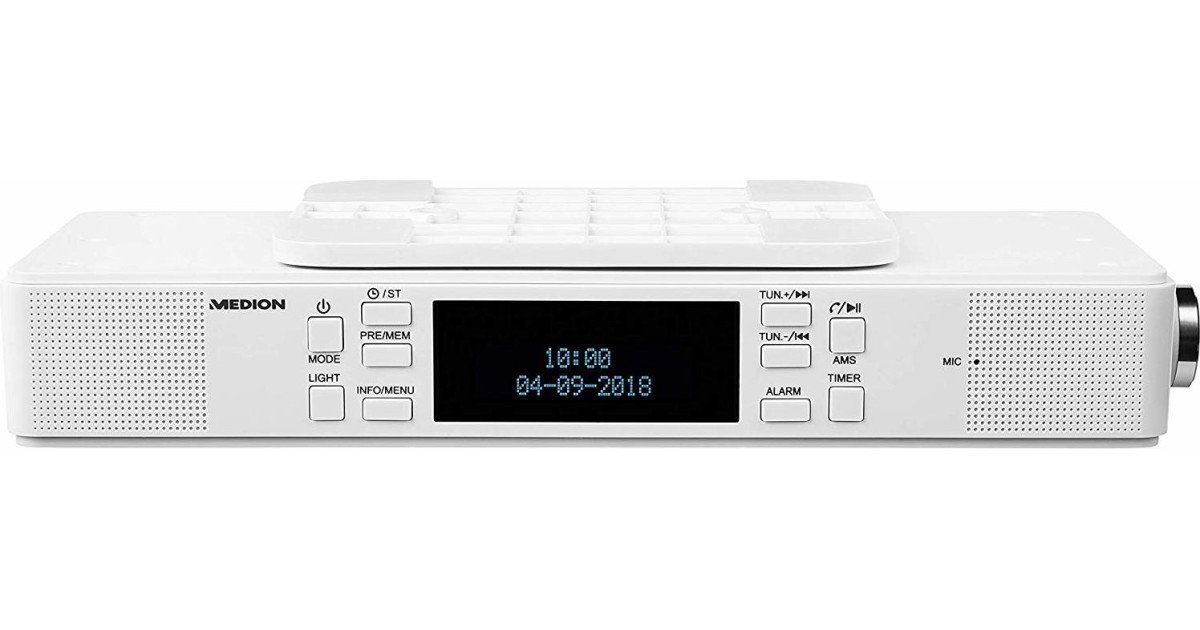 Medion® Medion LIFE® P66550 Küchen-Radio Digitalradio (DAB), UKW mit RDS Küchen-Radio (Digitalradio (DAB), UKW mit RDS, 6,00 W) von Medion®