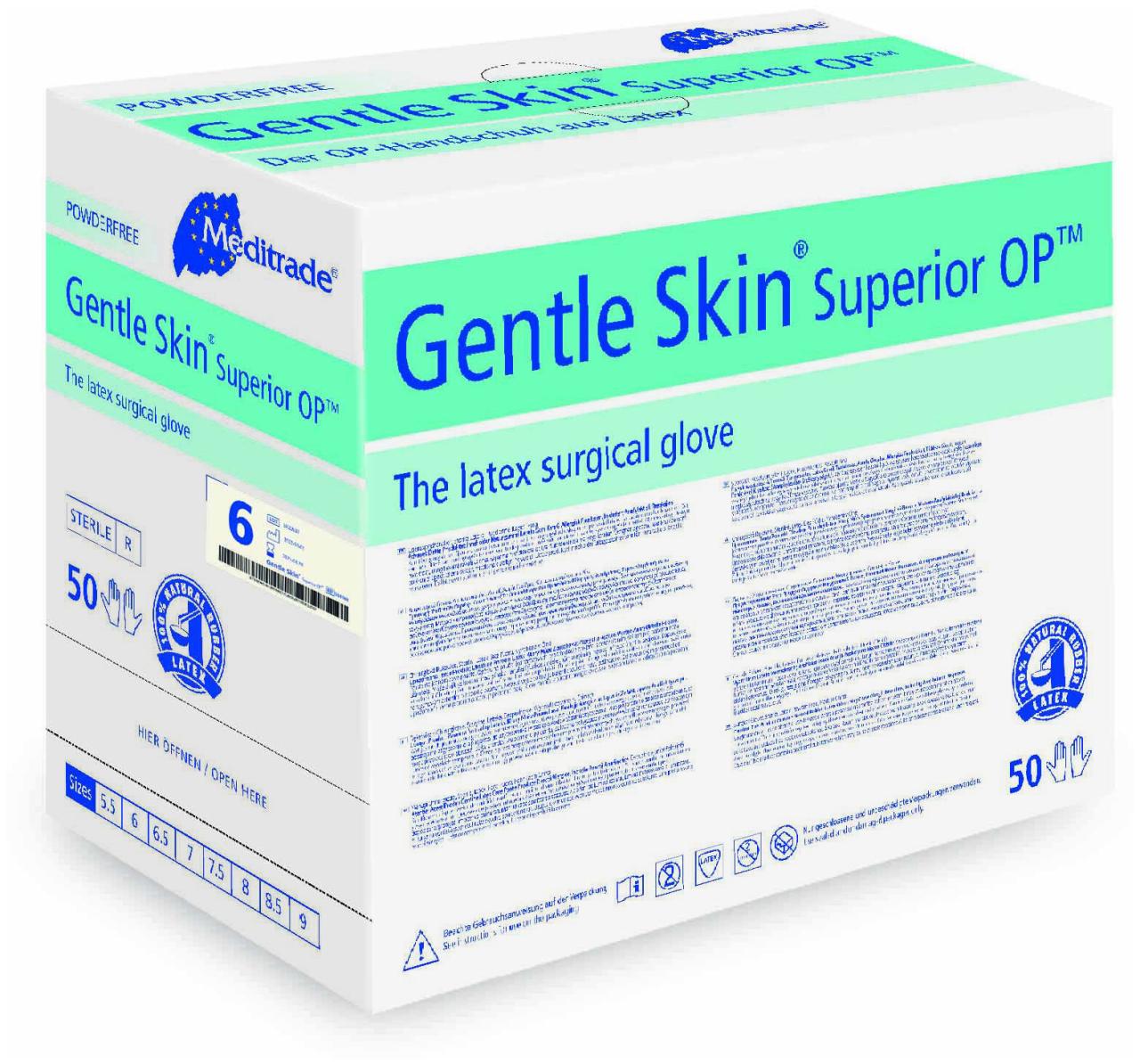 Meditrade® OP-Handschuhe Gentle Skin® Superior OP™ 6 weiß von Meditrade®