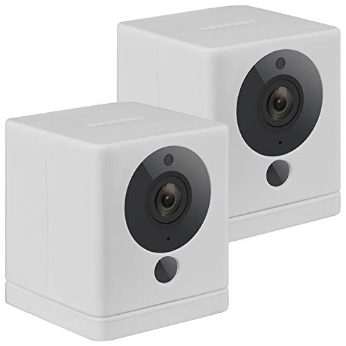 Meffort Inc Silikon-Schutzhülle für Wyze Cam und Wyze Cam V2, Camouflage, weiß, 2 Pack von Meffort Inc