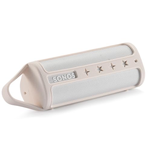 Lautsprecherhülle für Sonos Roam 2 / Sonos Roam Lautsprecher, Schultergurt für einfaches Tragen für Bergsteigen, Wandern, Outdoor-Reisen, kompatibel mit Sonos Roam 2 Hülle (Off-White) von MegaDive