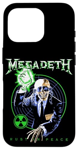 Hülle für iPhone 16 Pro Megadeth Zielscheibe "Rust in Peace" von Megadeth