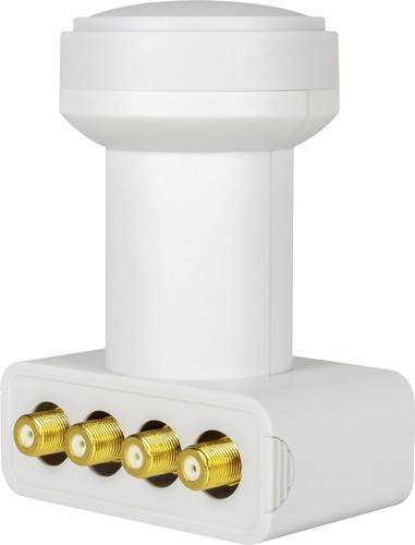 MegaSat HD-Profi Quad-LNB Teilnehmer-Anzahl: 4 Feedaufnahme: 40mm vergoldete Anschlüsse, Wetterschu von Megasat