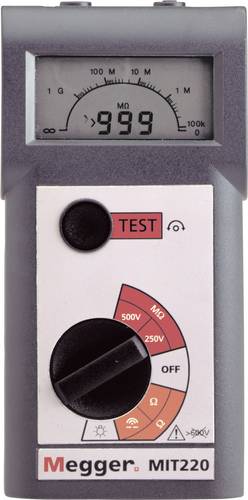 Megger MIT220-EN Isolationsmessgerät 250 V, 500V 999 MΩ von Megger