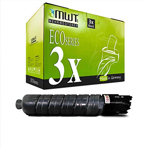 3X Kraft Office Supplies Toner kompatibel für Ricoh SP C431dn-hs C431dnhw C430dn C440 C441DN C440DN C431dnht ersetzt 821074 TYPESPC430E Black von Mehrwegtoner