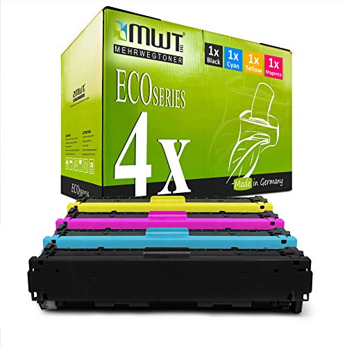 4X MWT Toner kompatibel für Canon Color ImageClass LBP 7110 cw ersetzt 731 von Mehrwegtoner