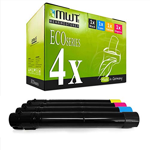 4X MWT Toner kompatibel für Lexmark X952DTE X950DHE X950DE X954DHE X952DHE X954DE X952DE ersetzt X950X2 Set von Mehrwegtoner