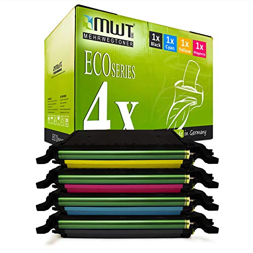 4X MWT Toner kompatibel für Samsung CLP 620 670 ND N ersetzt CLT-5082L Black Cyan Magenta Yellow von Mehrwegtoner