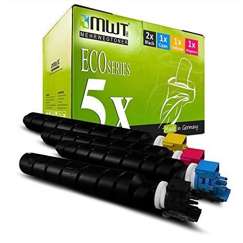 5X Kraft Office Supplies XXL Toner im Set kompatibel für Kyocera TASKalfa /Copystar 5052ci 5053ci 6052ci 6053ci ersetzt TK-8345 von Mehrwegtoner