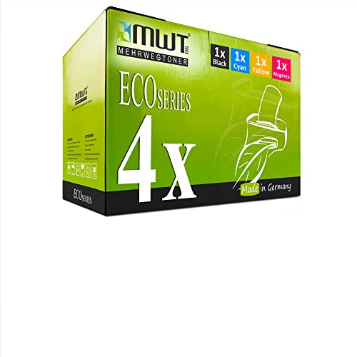 Mehrwegtoner 4X Kraft Office Supplies XXL Toner im Set kompatibel für Ricoh Aficio MP C3003sp C3003zsp C3004A SP C3004SP MP-C-3003 MP-C-3004 ersetzt 841817 841820 841819 841818 von Mehrwegtoner