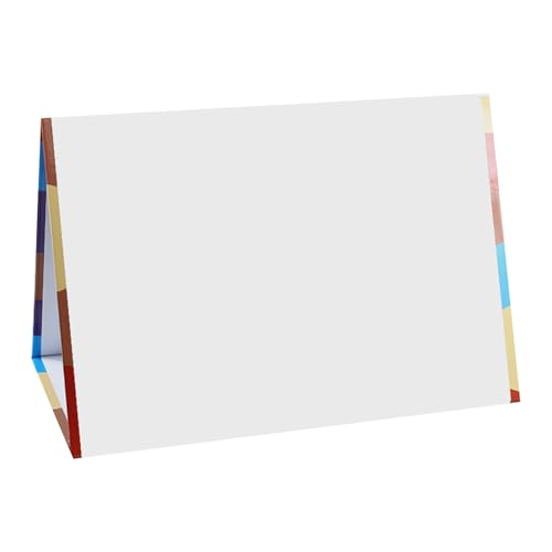 Whiteboard, trocken abwischbar, Whiteboard, Schreibtisch-Schreibtafel, doppelseitiges Whiteboard, einfach zu bedienen, für Büro, Schule von Meiliyizu