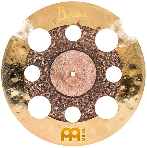 Meinl Cymbals Byzance Dual Trash Crash 16 Zoll (Video) Schlagzeug Becken (40,64cm) B20 Bronze, Naturbelassenes und Brilliantes Finish (B16DUTRC) von Meinl Cymbals