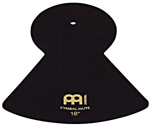 Meinl Cymbals Cymbal Mute Schlagzeug Becken Dämpfer 18 Zoll (45,72cm) für geräuscharmes Üben Zuhause – Drumset Zubehör, Schwarz (MCM-18) von Meinl Cymbals