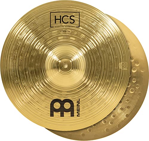 Meinl Cymbals HCS Hihat — 15 Zoll (Video) Schlagzeug Becken – Paar – (38,10cm) Messing, Traditionelles Finish (HCS15H) von Meinl Cymbals