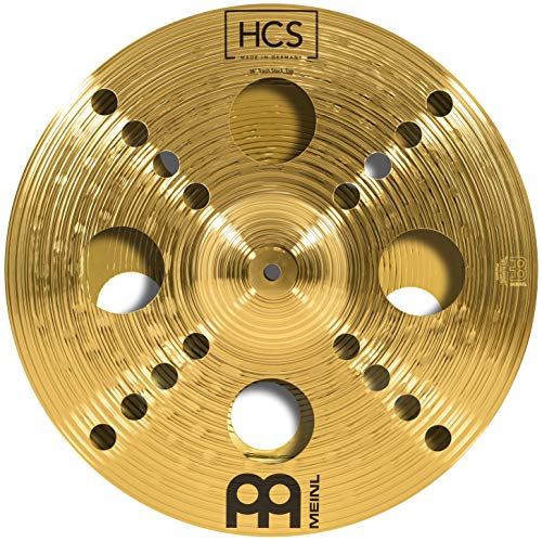 Meinl Cymbals HCS Trash Stack — 16 Zoll (Video) Schlagzeug Becken (40,64cm) Messing, Traditionelles Finish (HCS16TRS) von Meinl Cymbals
