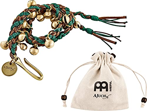 Meinl Cymbals Ajuch Brass Bells - Kleines Glocken Tamburin Soundeffekt für Schlagzeugbecken - Inklusive Leinentasche - Messing, Mehrfarbig (MABS) von Meinl Percussion