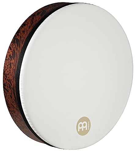 Meinl Percussion FD18T-D-TF Deep Shell Tar, Frame Drum mit Kunststofffell, 45,72 cm (18 Zoll) Durchmesser, brown burl von Meinl Percussion