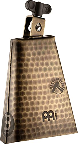 Meinl Percussion Hammered Timbales Cowbell - Mittelgroßes Aufschlagidiophon - Länge 6,25 Zoll - Montierbar - Handgehämmert - Messing, Gold (STB625HH-G) von Meinl Percussion