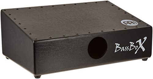 Meinl Percussion Pickup Bassbox Instrument - Fußinstrument mit starkem Bass Sound - Mit Tonabnehmer - Baltische Birke, Schwarz (PBASSBOX) von Meinl Percussion