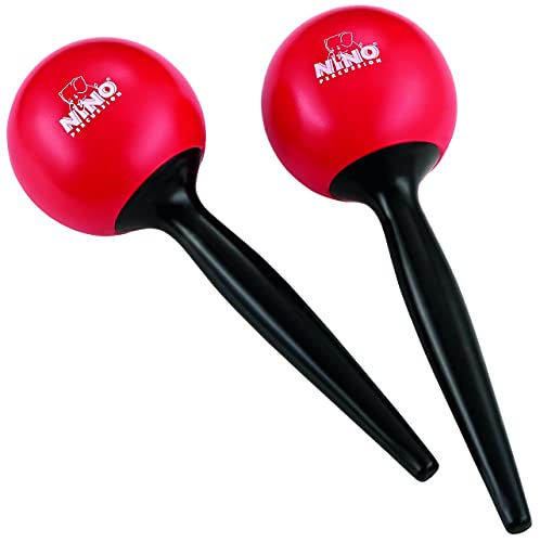 Nino Percussion NINO582R Plastik Maracas rot von Meinl Percussion