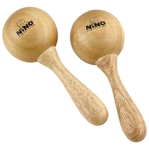 Nino Percussion NINO8 Maracas aus Holz Größe S von Meinl Percussion