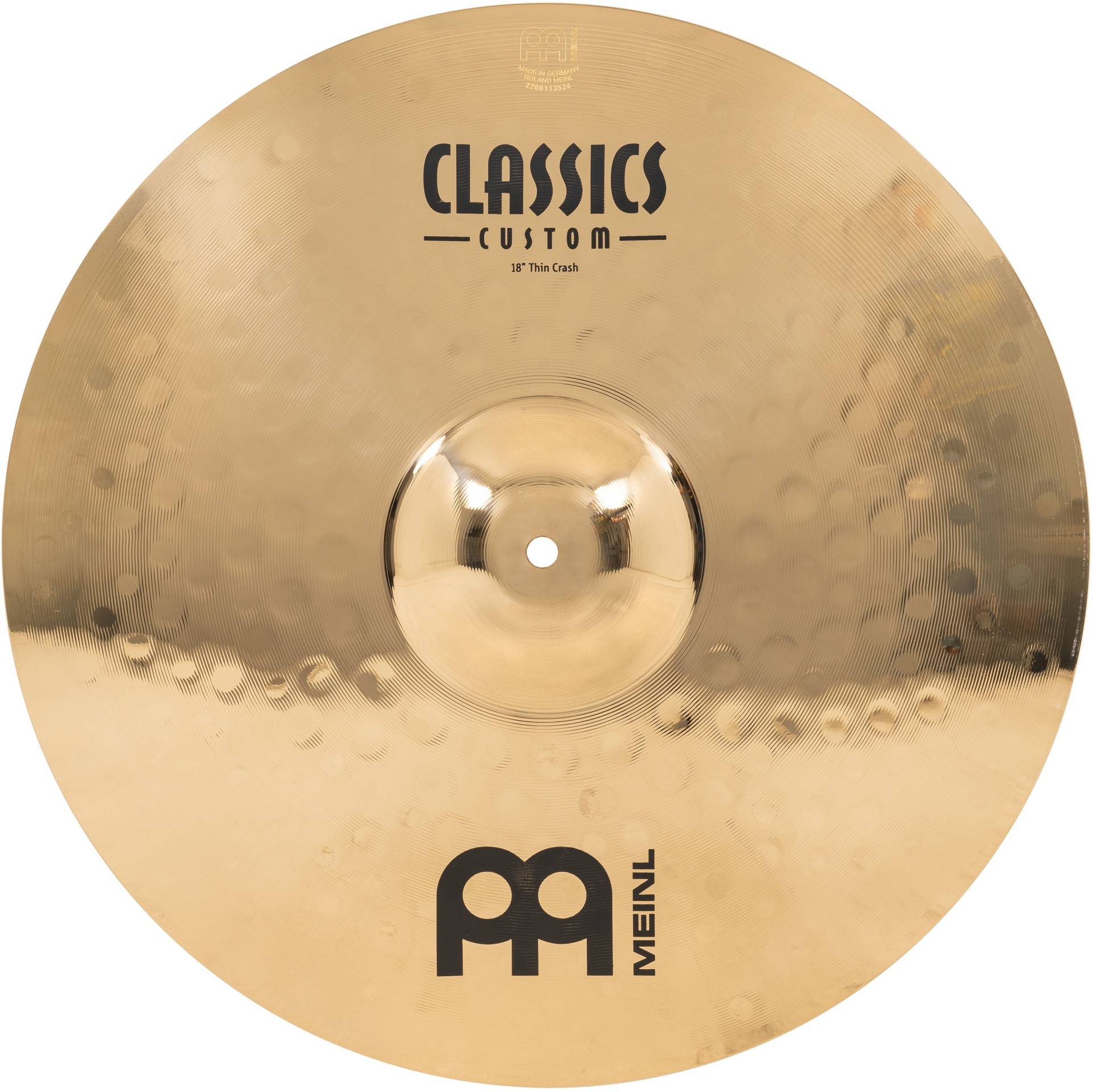 Meinl CC18TC-B Classics Custom Brilliant 18-inch Thin Crash von Meinl