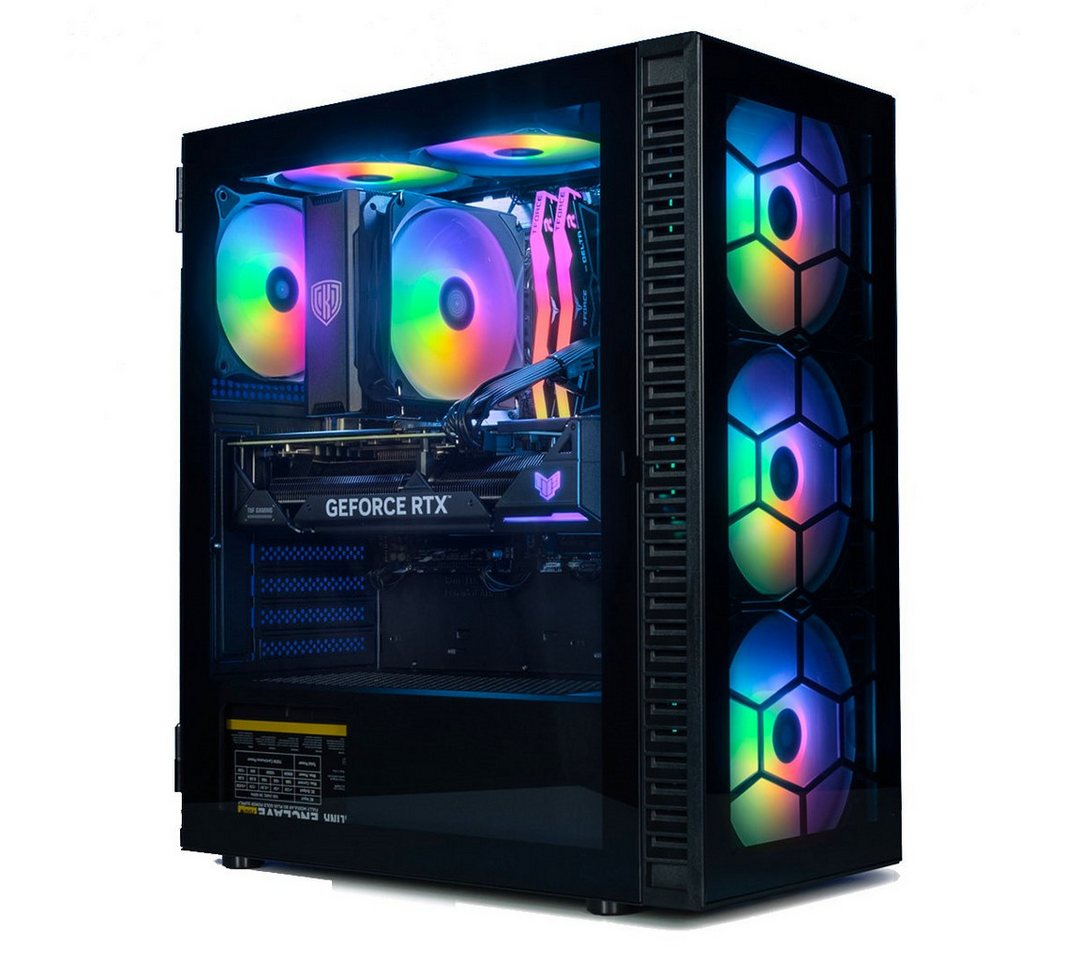 Meinpc AMD Ryzen 7 mit GeForce RTX 4060 Gaming-PC (AMD Ryzen 7 5700X, RTX 4060, 32 GB RAM, 1000 GB SSD, RGB Tower, Gamer, Gaming, RGB) von Meinpc