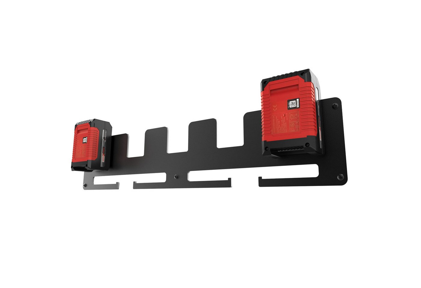 Meistergut MEISTERGUT ® PREMIUM WALL MOUNT FOR EINHELL BATTERIES MADE OF SOLID Werkzeug-Akku-Ladetechnik (1-tlg) von Meistergut