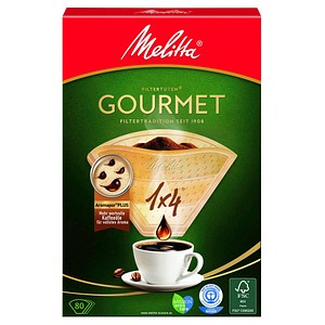 80 Melitta GOURMET 1x4 Kaffeefilter von Melitta