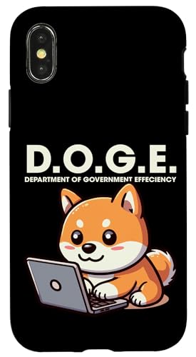 D.O.G.E. DOGE, Ministerium für Regierungseffizienz, Shiba Inu Hülle für iPhone X/XS von Memes, Memes, and More Memes