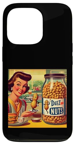 Hülle für iPhone 13 Pro Deez Jar of Nuts Retro Mid-Century Housewife Ad. von Memes, Memes, and More Memes