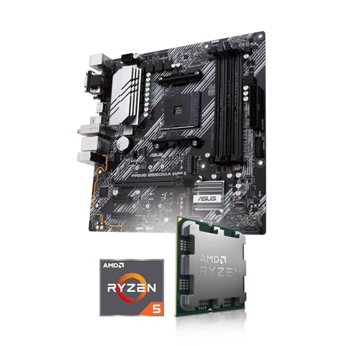 Aufrüst-Kit Bundle Ryzen 5 3600 6X 3.6 GHz Prozessor, 8 GB DDR4, ASUS Prime B550M-A WiFi II Mainboard (Komplett fertig zusammengebaut inkl. Bios Update und Funktionskontrolle) von Memory PC