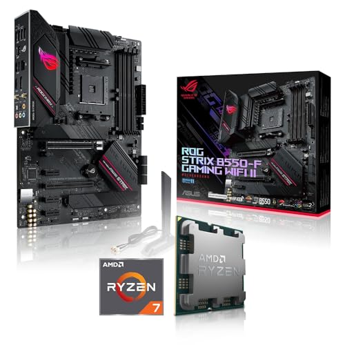 Aufrüst-Kit Bundle Ryzen 7 5700X 8X 3.4 GHz Prozessor, 32 GB DDR4, ASUS ROG Strix B550-F Gaming WiFi II Mainboard (Komplett fertig zusammengebaut inkl. Bios Update und Funktionskontrolle) von Memory PC