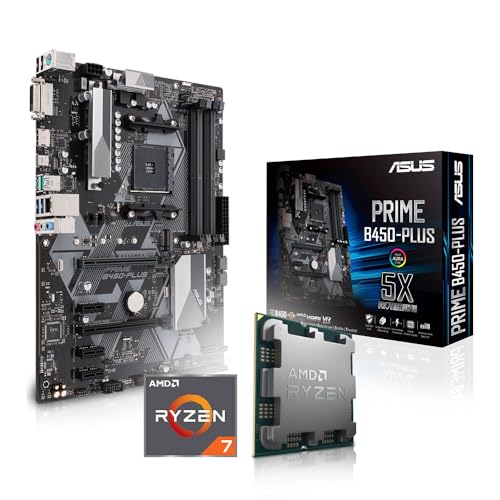 Aufrüst-Kit Bundle Ryzen 7 5800X 8X 3.8 GHz Prozessor, 8 GB DDR4, ASUS Prime B450-Plus Mainboard, be Quiet! Pure Rock Slim 2 (Komplett fertig zusammengebaut inkl. Bios Update und Funktionskontrolle) von Memory PC