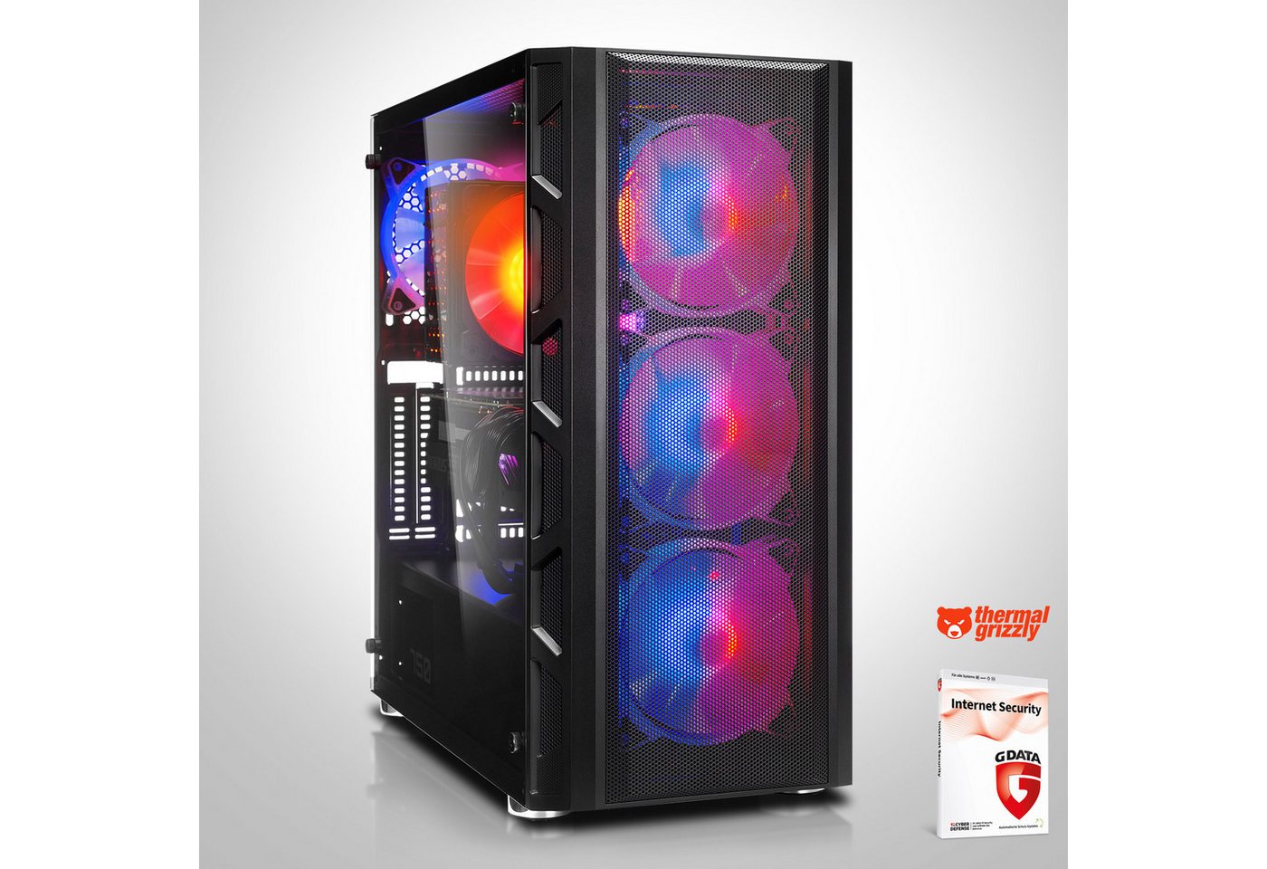 Memory PC Gaming-PC (AMD Ryzen 7 5700X, RX 6800, 16 GB RAM, 8000 GB SSD, Luftkühlung) von Memory PC