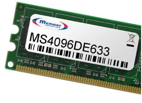 Memory Lösung ms4096de633 4 GB Modul Arbeitsspeicher – Speicher-Module (4 GB) von Memorysolution