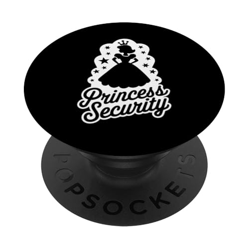 Princess Security Squad Geburtstag Mama Papa Kostüm PopSockets Klebender PopGrip von Men Women Guard Princess Clothing