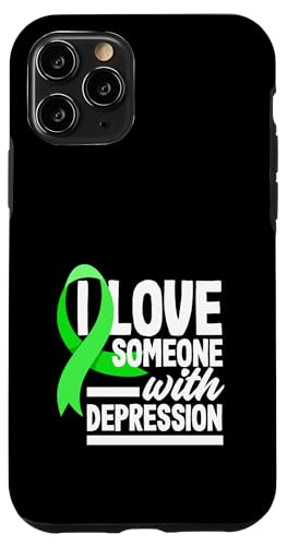 Hülle für iPhone 11 Pro Ich liebe jemanden mit Depressionsbewusstsein von Mental Health Depression Awareness Apparel Gifts