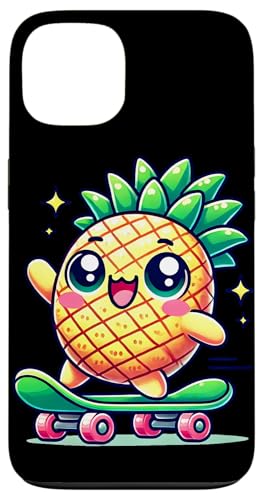 Hülle für iPhone 13 Kawaii Pineapple Skateboarding Fun Art von Merch Kawaii By LAP