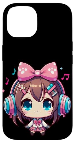 Kawaii Beats Girl Grooving with Headphones Hülle für iPhone 14 von Merch Kawaii By LAP