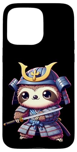 Kawaii Samurai Sloth: Tiny Cuteness Spirit Hülle für iPhone 15 Pro Max von Merch Kawaii By LAP