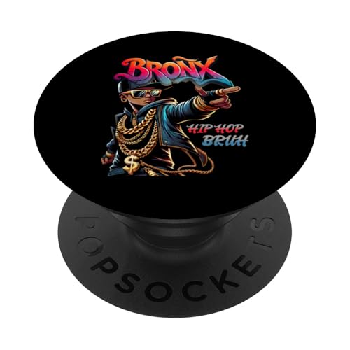 Bronx Hip Hop Pinsel PopSockets Klebender PopGrip von MerchByCraig