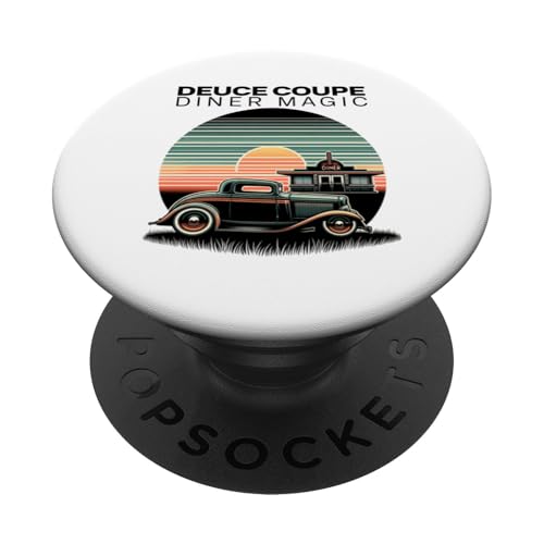 Deuce Coupé Diner Magic PopSockets Klebender PopGrip von MerchByCraig