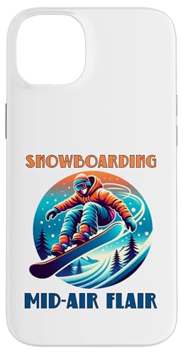 Hülle für iPhone 14 Plus Snowboarden Mid-Air Flair von MerchByCraig