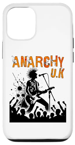 Hülle für iPhone 15 Pro Anarchy UK (Grunge) von MerchByCraig