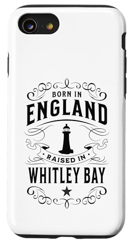 Hülle für iPhone SE (2020) / 7 / 8 Geboren in England, aufgewachsen in Whitley Bay von MerchByCraig