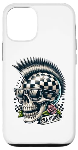 Ska Punk Totenkopf Mohikanisches Haar Hülle für iPhone 12/12 Pro von MerchByCraig